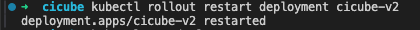 kubectl rollout restart