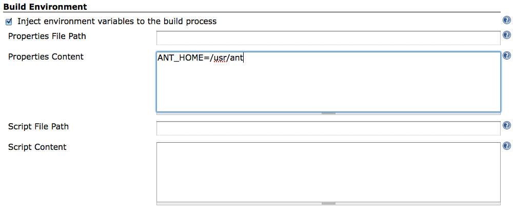 Injecting Variables after SCM Checkout