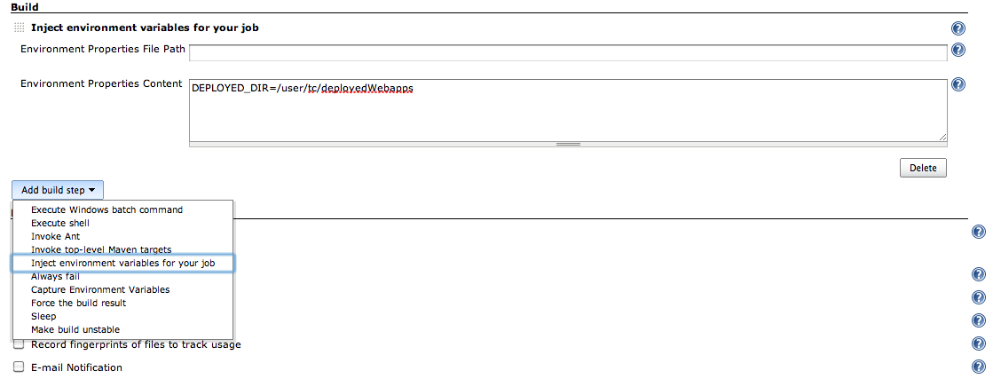 Injecting Variables after SCM Checkout